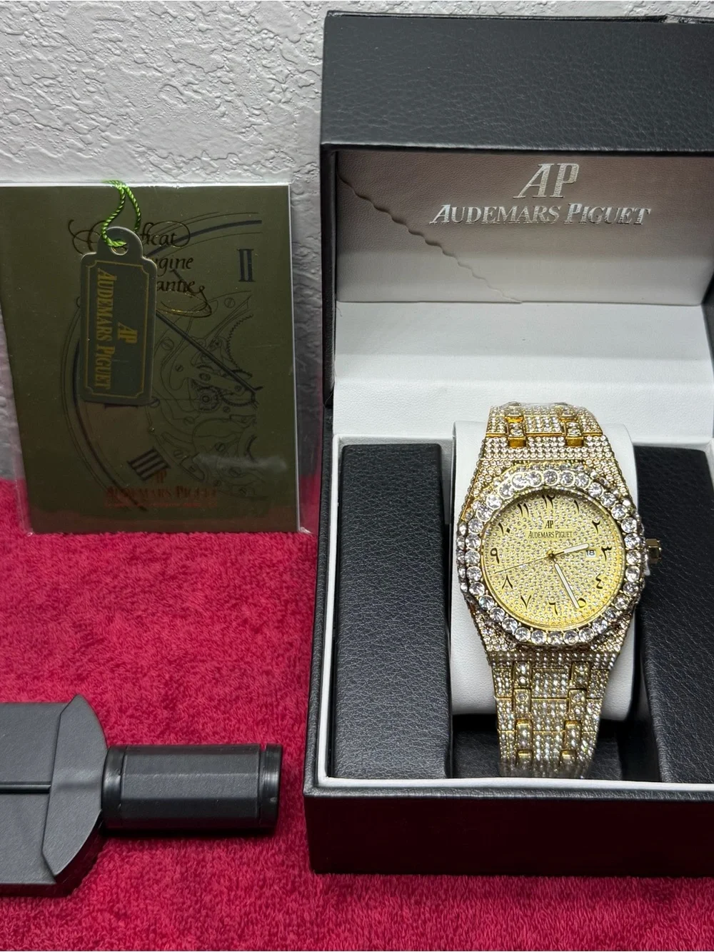 Gold plated watch